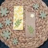 Marque-page fleurs jaunes 2 – Image 2