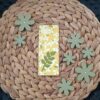 Marque-page fleurs jaunes 2