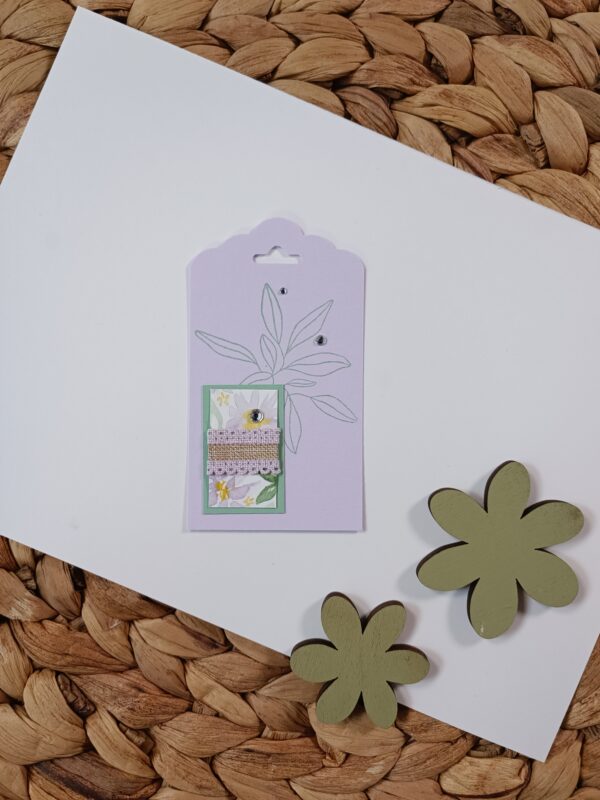 Etiquette lilas