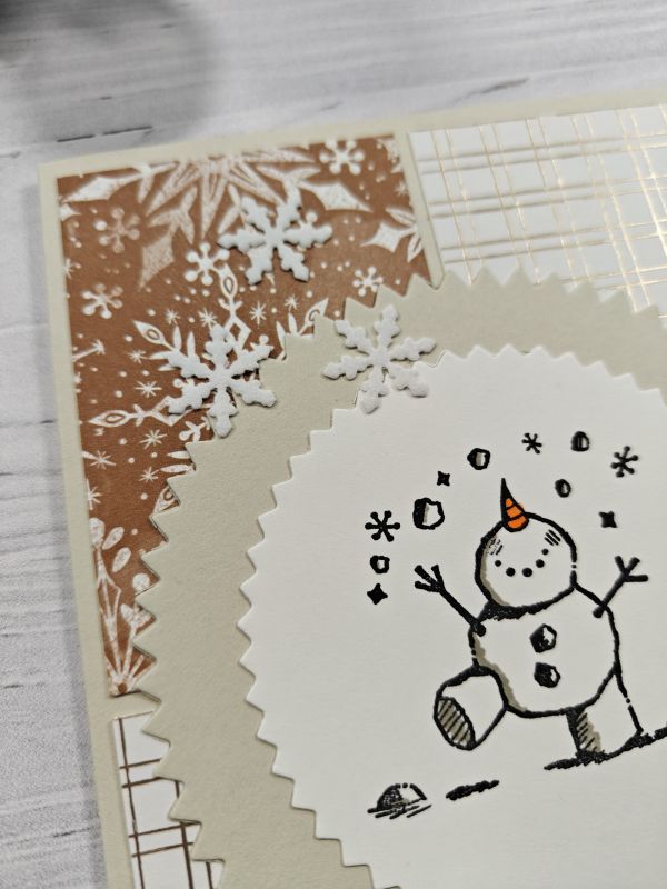 Carte de voeux bonhomme beige – Image 2