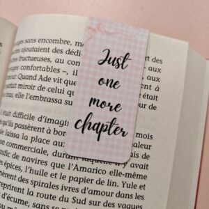 Marque-page aimanté Just one more chapter