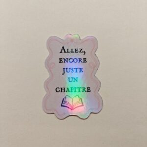 Sticker Juste un chapitre