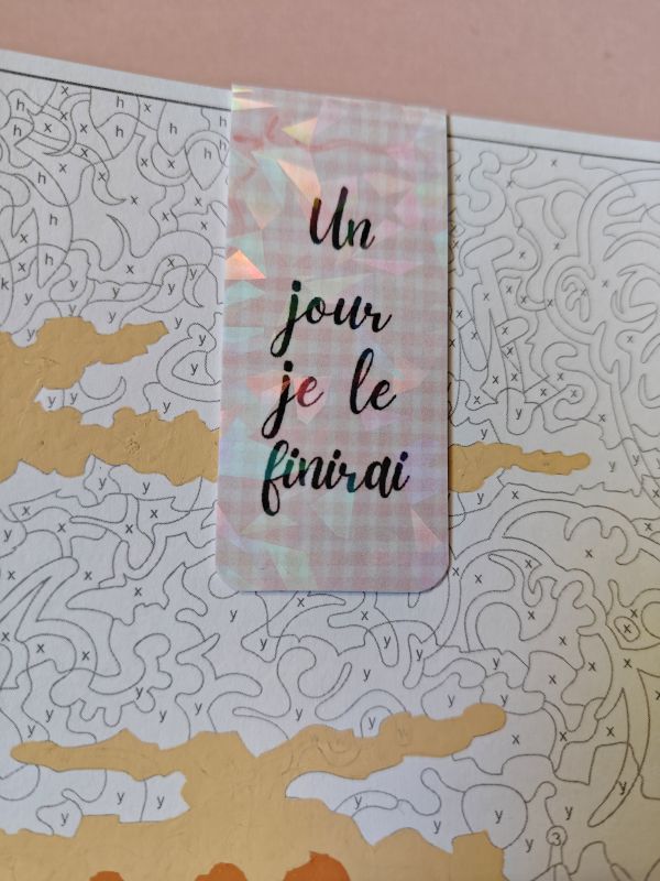 Marque-page aimanté Colo à finir