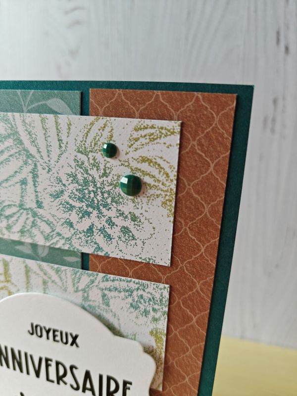 Carte anniversaire Sauge et terre – Image 2