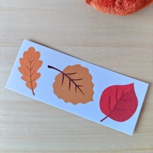 Mini planche de stickers Feuilles d'automne
